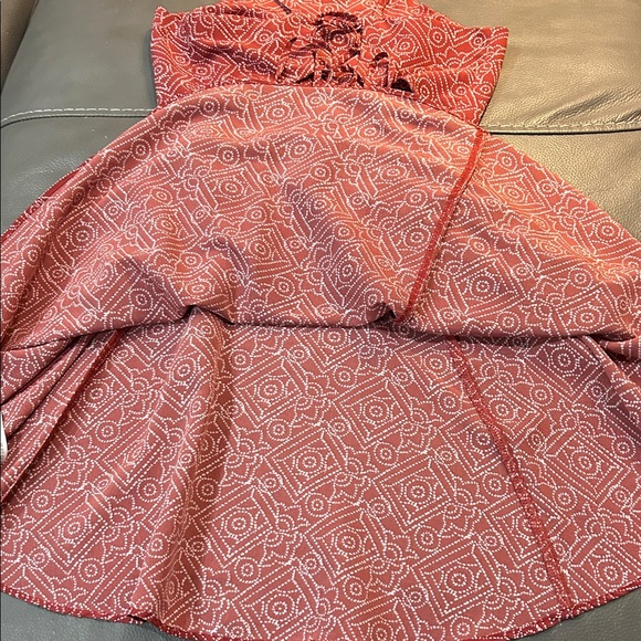 Hollister Red Geometric Pattern Dress, size S - Picture 6 of 6